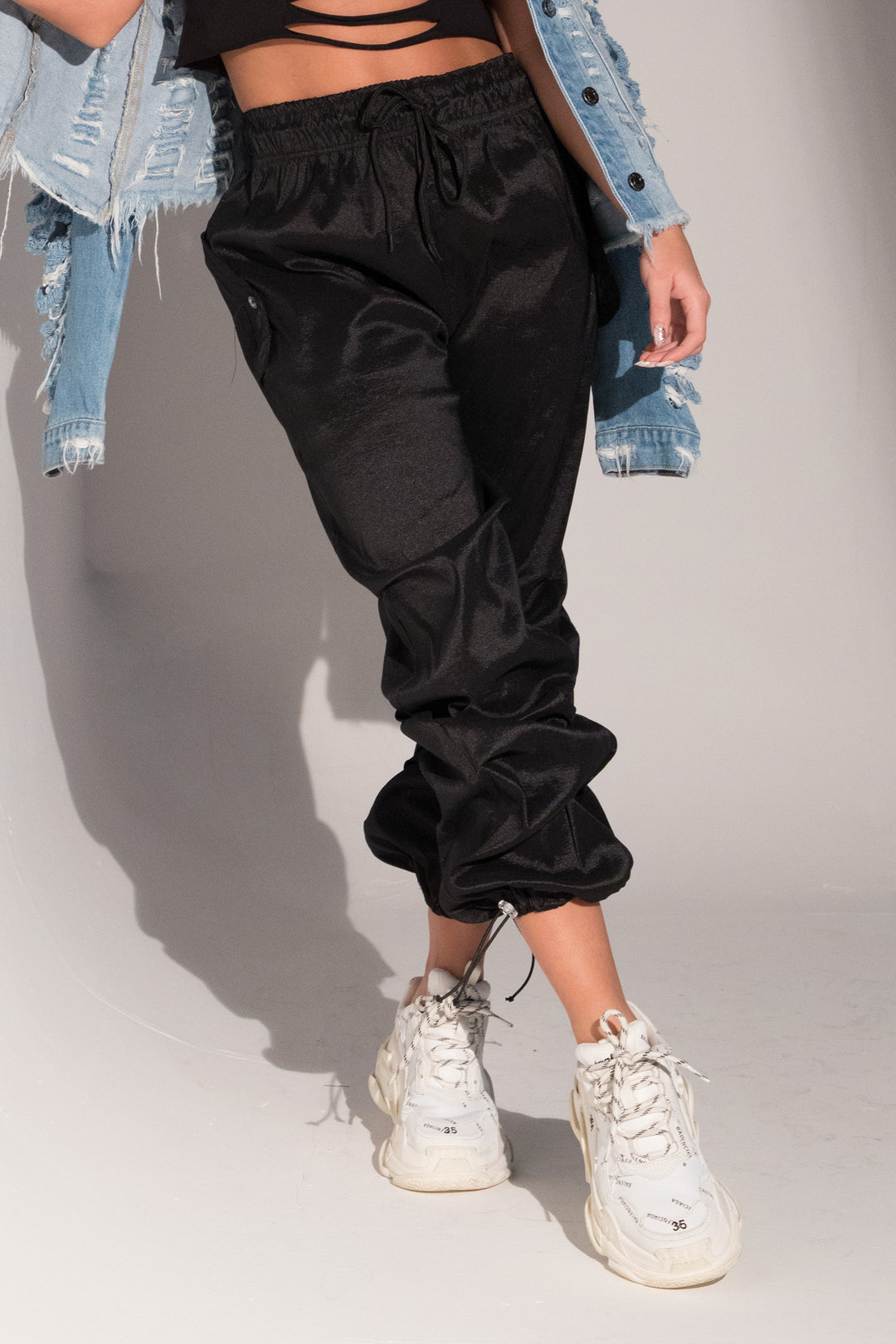Pantalón Cargo Tafetán