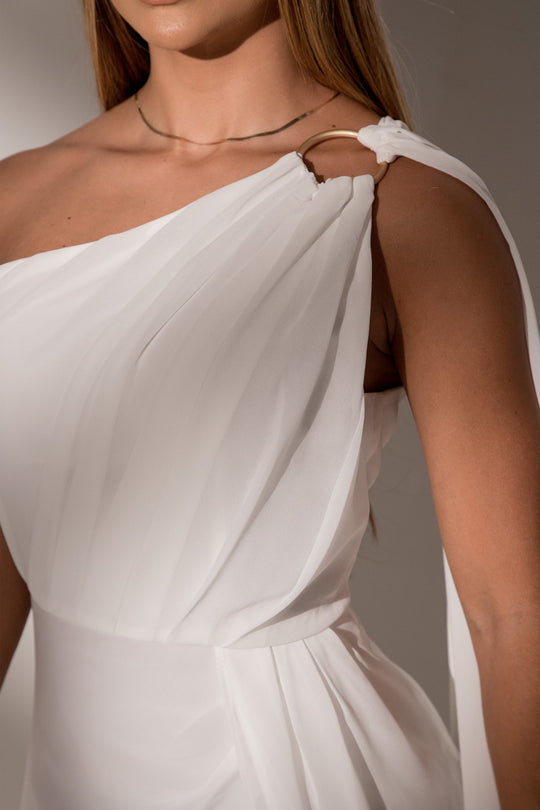 Vestido largo shoulders Luxx