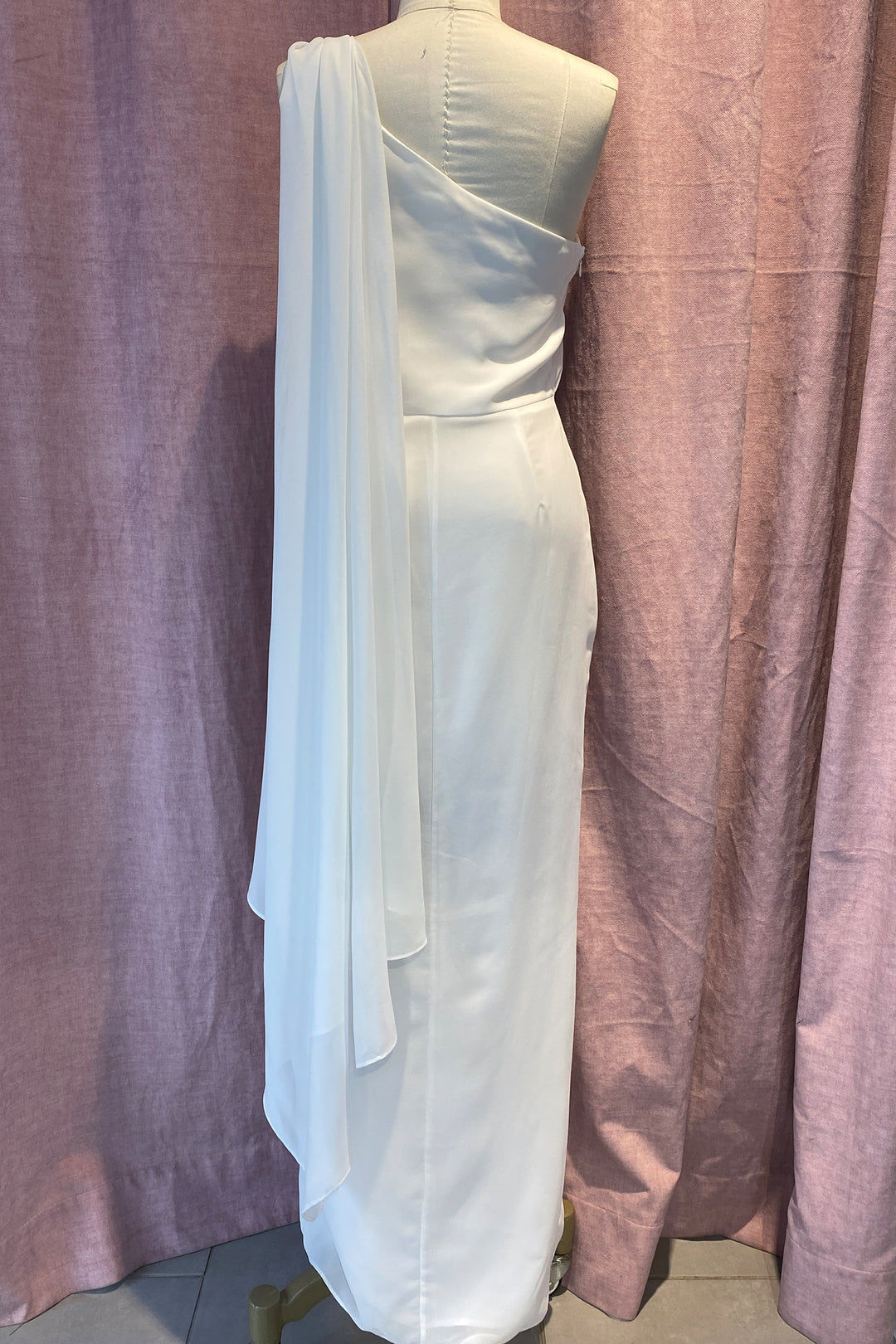 Vestido largo shoulders Luxx
