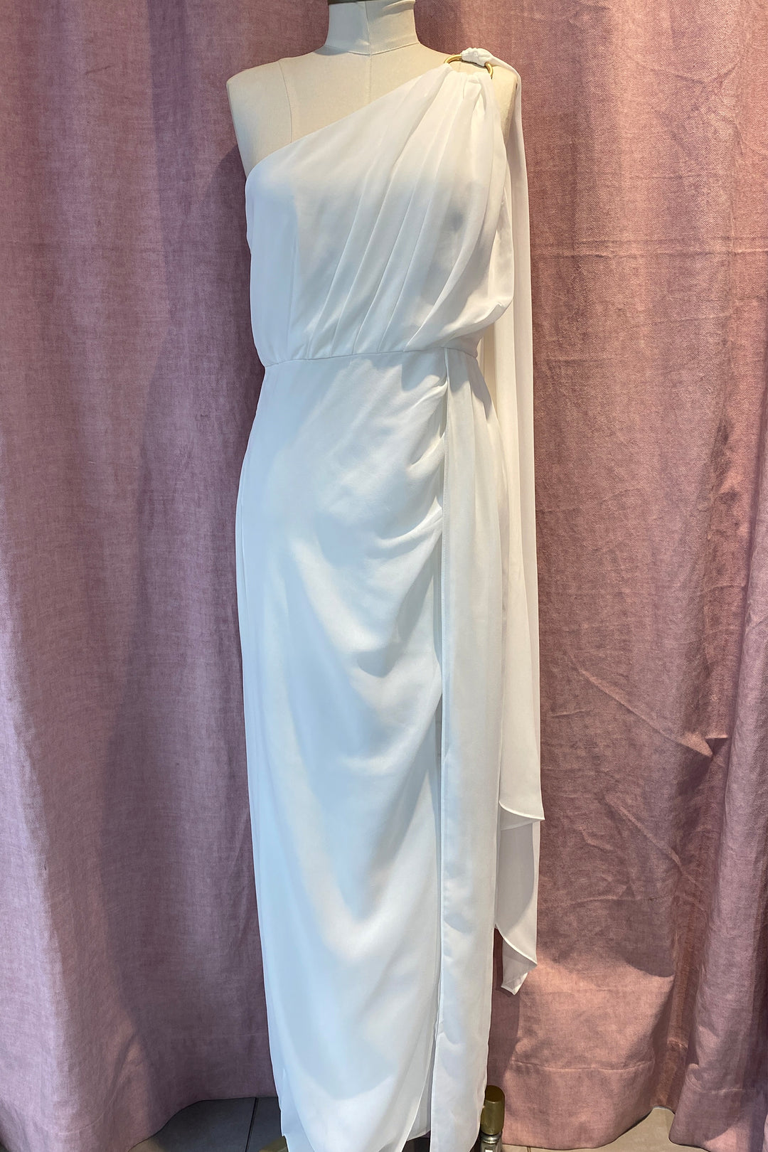 Vestido largo shoulders Luxx