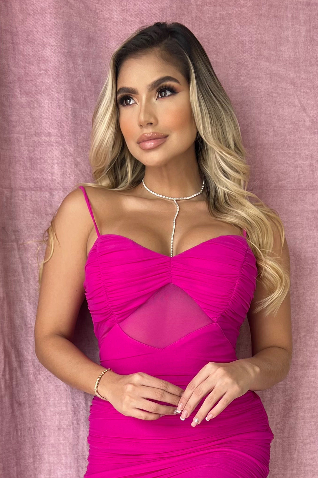 Vestido privy Fuchsia