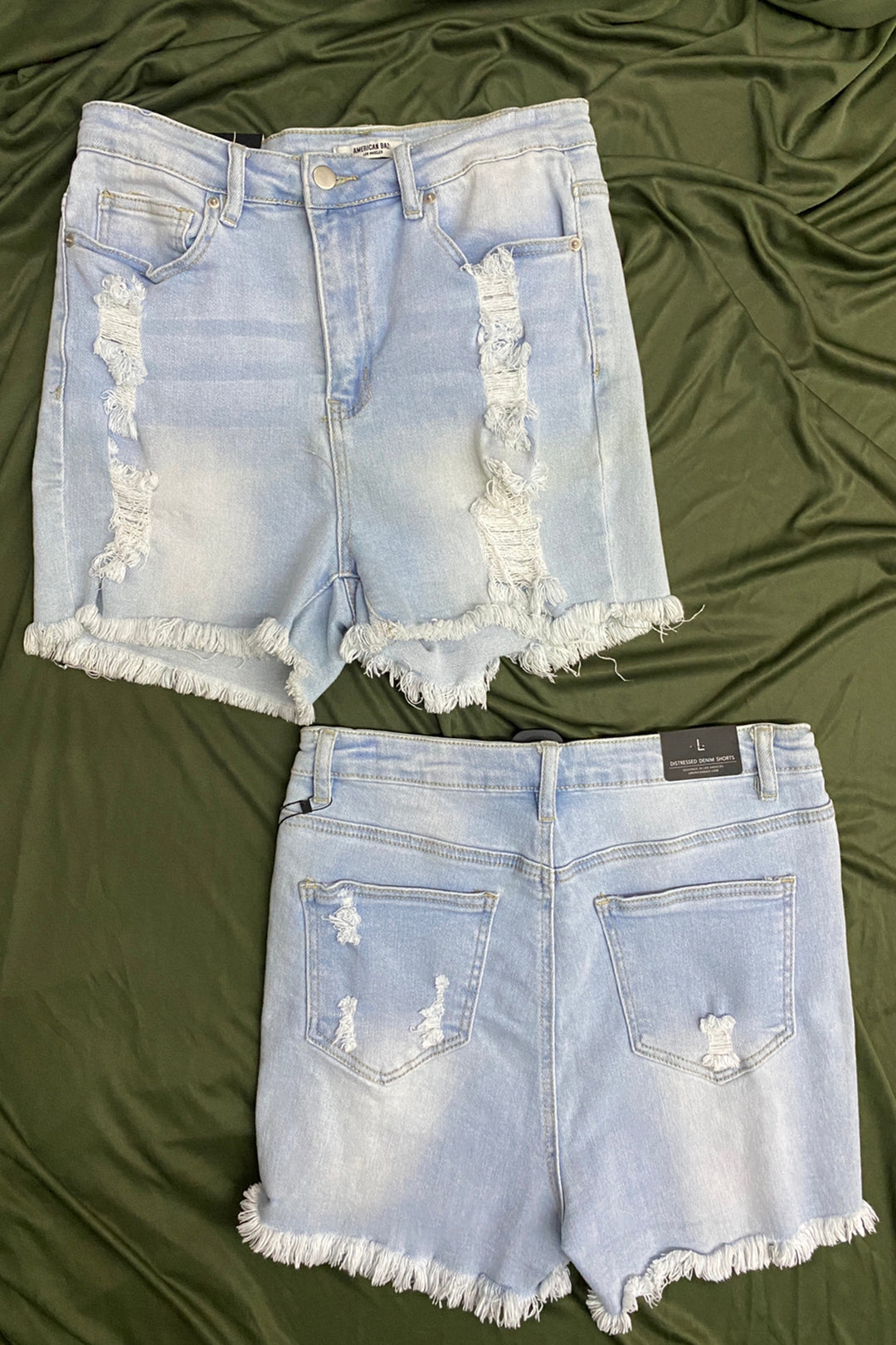 Short  Distressed Blue