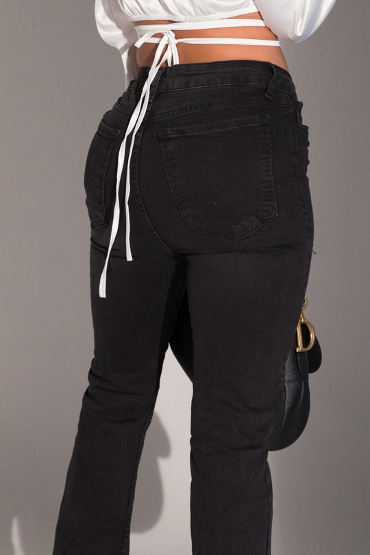 Jean Negro Bota Campana ZDNJEANS