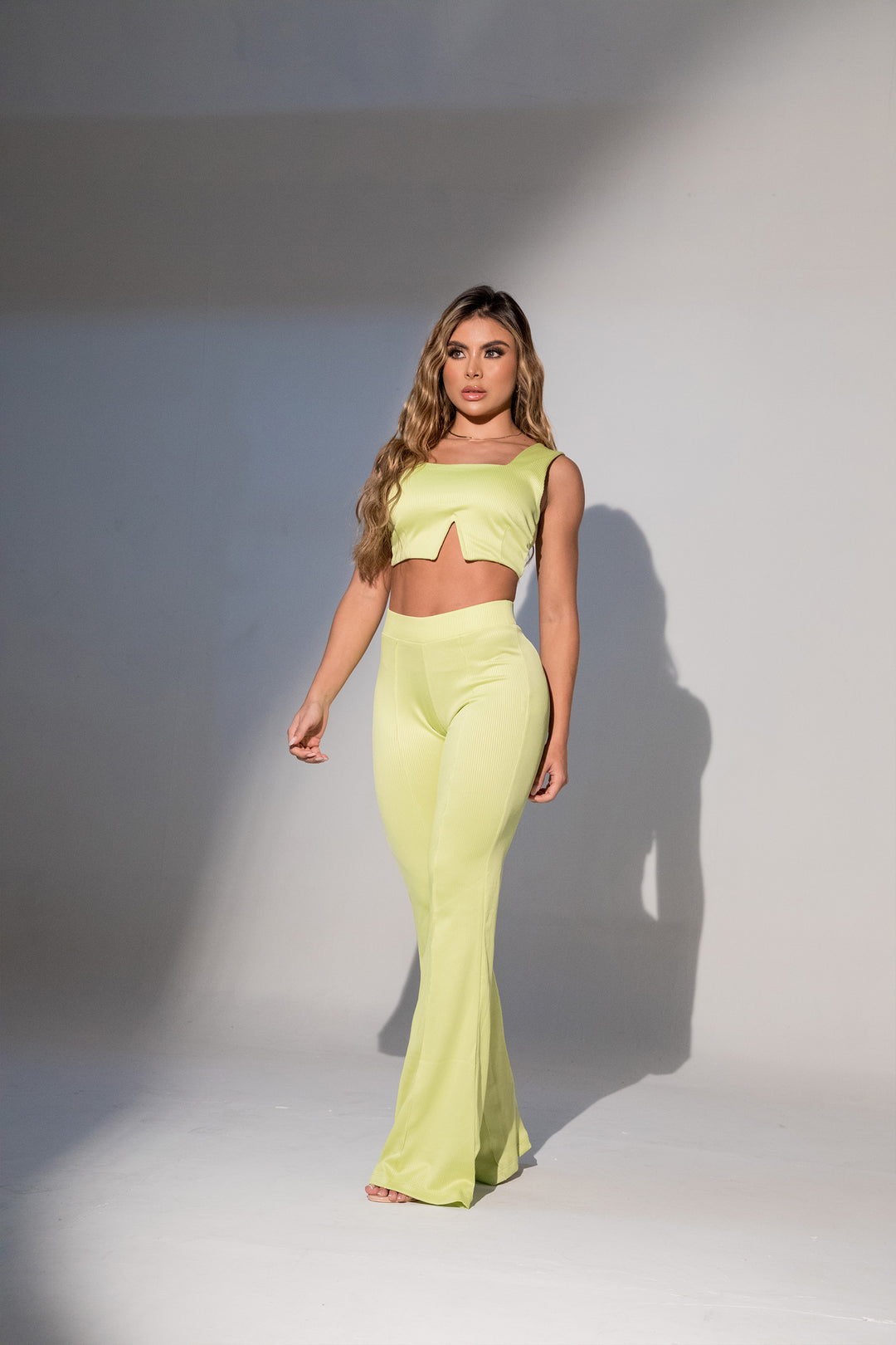 Set pantalón acanalado Amaia