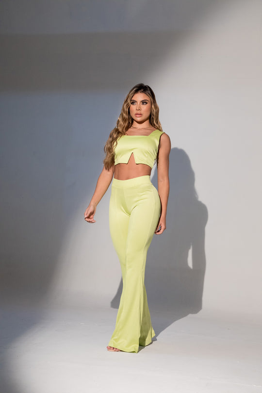 Set pantalón acanalado Amaia