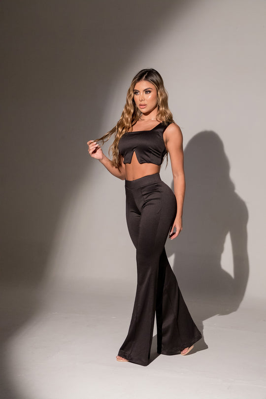 Set pantalón acanalado Amaia